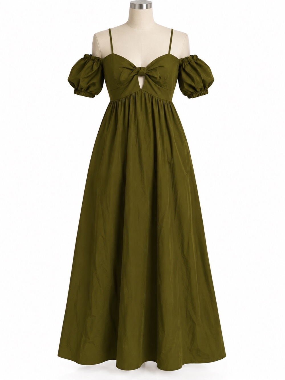 a new day Olive Off-Shoulder Maxi Dress